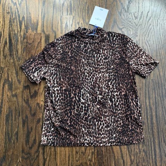 🆕 Zara Leopard Top - Picture 9 of 16